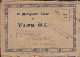 Canada PPC 16 Photographic Views Of Victoria B.C. Heliotype Co. 'Received In Bad Condition Sta. C. San Francisco' Cds - Victoria