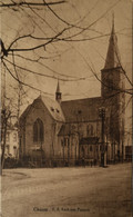 Chaam (N-Br.) R. K. Kerk Met Pastorij 1927 - Otros & Sin Clasificación