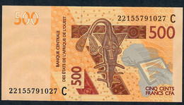 W.A.S. BURKINA FASO  P319Ck 500 FRANCS (20)22 2022 Signature 45 UNC. - États D'Afrique De L'Ouest