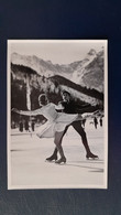 CARTE PHOTO - 8X12 - JEUX OLYMPIQUES 1936 - GARMISCH PARTENKIRCHEN - PATINAGE ARTISTIQUE - Kunstschaatsen