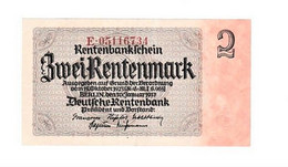 Germania - 2 Marchi 1923    +++++++ - 2 Rentenmark