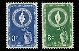 NATIONS-UNIES - (1955) Journée Des Droits De L'Homme  (timbres Neufs Sans Charnière) - Ungebraucht