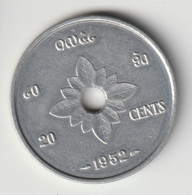 LAOS 1952: 20 Cents, KM 5 - Laos
