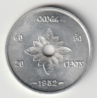 LAOS 1952: 20 Cents, KM 5 - Laos