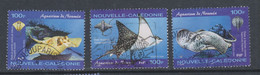 Yvert 914 / 916 Aquarium De Nouméa Poissons Raies - Used Stamps