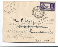 IB112/ INDIEN - Ochsenkarren 1939 Als EF Nach Frankreich - 1936-47 Koning George VI