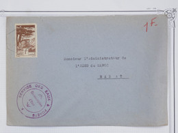 BG18 MAROC  BELLE  LETTRE 1941 SERVICE DES EAUX FORETS  A RABAT   +ECHO ++   +AFFRANCH. INTERESSANT + - Covers & Documents