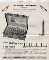 VP20.770 - Document Publicitaire Et Commercial - Les Bougies électrique ¨ LEVATOR ¨ - Advertising