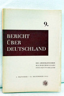 9. Bericht über Deutschland. - Léxicos