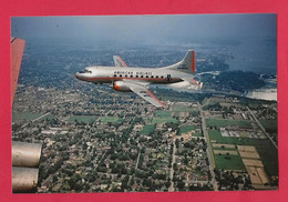 BELLE PHOTO REPRODUCTION AVION PLANE FLUGZEUG - DOUGLAS DC3 AMERICAN AIR LINES EN VOL - Aviación