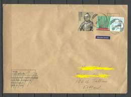 SCHWEDEN Sweden 2022 Air Mail Cover To Estonia - Lettres & Documents