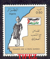 Année 1976-N°641 Neuf**MNH : Solidarité Avec Le Peuple Sahraoui - Algerije (1962-...)