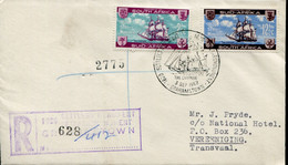 RSA - Republik Südafrika - FDC Addressed Or Special Cover Or Card - Mi# 311-2 - Ship, British Settlers Anniversary - Lettres & Documents