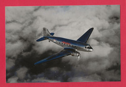 BELLE PHOTO REPRODUCTION AVION PLANE FLUGZEUG - DOUGLAS DC3 EN VOL - Aviation