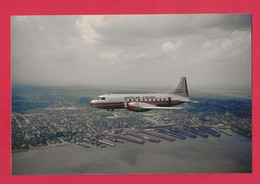 BELLE PHOTO REPRODUCTION AVION PLANE FLUGZEUG - DOUGLAS DC3 AMERICAN AIRLINES EN VOL - Aviación