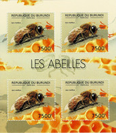 BURUNDI 2012 Mi 2772A KLB WESTERN HONEY BEE MINT MINIATURE SHEET ** - Blokken & Velletjes