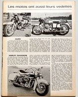 Article Papier MOTO GUZZI + HARLEY Février 1968 AM 262 - Ohne Zuordnung