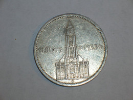 ALEMANIA 5 Marcos 1934 G Iglesia  (con Año Anverso) Plata (9230) - 5 Reichsmark