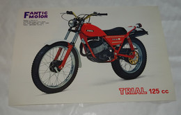 ANCIENNE PUB MOTO FANTIC MOTOR TRIAL 125 CC, 1979 - Moto