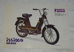 ANCIENNE PUB CYCLO MOTEUR CYCLOMOTEUR FANTIC MOTOR ISSIMO SPORT, 1979 - Moto