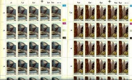 Delcampe - RSA, 1986, MNH, 25 Stamp(s) On Full Sheet(s), Rocks, Michell Nr(s).  697-700, Scannr. F2521 - Ongebruikt