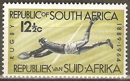 AFRICA DEL SUR YVERT NUM. 279 * NUEVO CON FIJASELLOS RUGBY - Unused Stamps