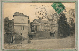 CPA - (76) MAROMME - Aspect Du Pont Sur La Rivière Le Cailly En 1913 - Maromme