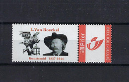 België Duostamp L. Van Boeckel Kunstsmid 1857-1944 MNH ** POSTFRIS ZONDER SCHARNIER SUPERBE - Other & Unclassified