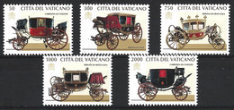 VATICAN. Timbres De 1997. Carrosses. - Diligences