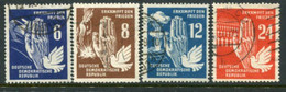 DDR / E. GERMANY 1950 Peace Used*.  Michel  276-79 - Usados