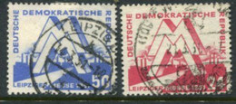 DDR / E. GERMANY 1951 Leipzig Spring Fair MNH / **.  Michel  282-83 - Oblitérés