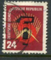 DDR / E. GERMANY 1951  Five-year Plans Used.  Michel  293 - Usados