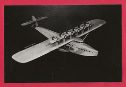 BELLE PHOTO REPRODUCTION AVION PLANE FLUGZEUG - DORNIER DO X HYDRAVION 6 MOTEURS - 3 EXEMPLAIRES CONTRUITS - Aviation