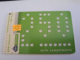 NETHERLANDS / CHIP ADVERTISING CARD/ HFL 2,50/ IAS PROMOTIONCARD 2 GREEN/ FLOWER       /MINT/     CKD 147.01** 11739** - Privé