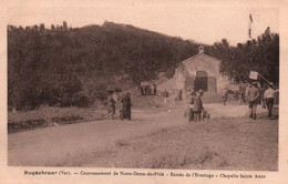 83. ROQUEBRUNE. COURONNEMENT DE NOTRE DAME DE PITIE. ENTREE DE L ERMITAGE. CHAPPELLE ST ANNE / RARE - Roquebrune-sur-Argens