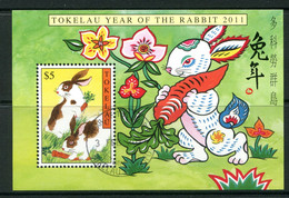 Tokelau 2011 Chinese New Year - Year Of The Rabbit MS Used (SG MS419) - Tokelau