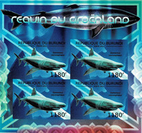 BURUNDI 2012 Mi 2635B GREENLAND SHARK MINT IMPERFORATED MINIATURE SHEET ** - Hojas Y Bloques