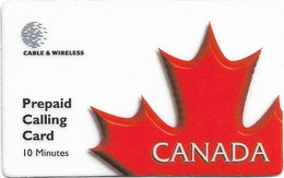 Canada - C&W - Maple Leaf Canada, Exp.30.04.1999, Remote Mem. 10Min, Used - Canada