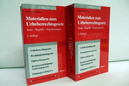 Materialien Zum Urheberrechtsgesetz : Band 1 Und 2 - Droit