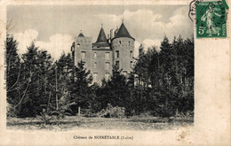 N°97491 -cpa Château De Noiretable - Noiretable