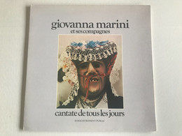GIOVANNA MARINI Et Ses Compagnes - Cantate De Tous Les Jours - LP - 1980 - FRENCH Press - Country Y Folk