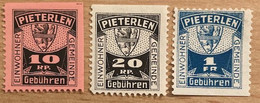 Fiskalmarken Schweiz - Einwohnergemeinde Pieterlen (Gebührenmarken) - # Revenue Stamp Switzerland - Revenue Stamps