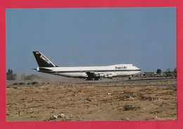 BELLE PHOTO REPRODUCTION AVION PLANE FLUGZEUG - TOWER AIR BOEING 747 - Aviazione