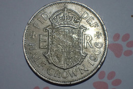 Monnaie, Grande-Bretagne, Elizabeth II, 1/2 Half Crown, 1966, Cupro-nickel - K. 1/2 Crown