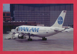 BELLE PHOTO REPRODUCTION AVION PLANE FLUGZEUG - AIRBUS PAN AM - Aviación