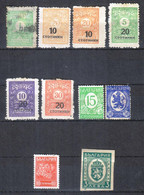 Bulgarie - 1915 & 1936 à 1940 - 11 Timbres - Altri & Non Classificati