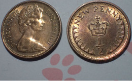 Grande Bretagne Great Britain 1/2 New Penny 1976 KM 914 - 1/2 Penny & 1/2 New Penny