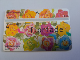 NETHERLANDS  ADVERTISING  4 UNITS/ FLOWERS FLORIADE 1992    LANDYS & GYR   Mint  ** 11762** - Privé