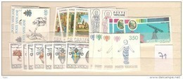 1979 MNH Vaticano, Vatikanstaat, Year Collection, Postfris** - Années Complètes