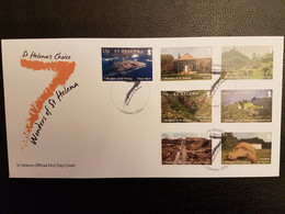 Saint Helena 2020 Helene Sth Whale Shark NAPOLEON HOUSE Turtle Knoll Ladder Waterfall 7v FDC - Sainte-Hélène